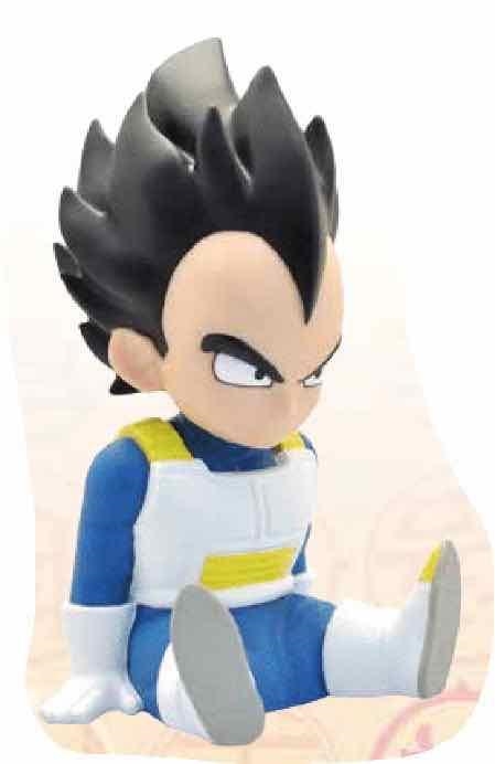 VEGETTA SENTADO. HUCHA CHIBI DE PVC 15 CMS DRAGON BALL | 3521320801100 | PLASTOY | Llibreria La Gralla | Llibreria online de Granollers