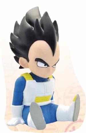VEGETTA SENTADO. HUCHA CHIBI DE PVC 15 CMS DRAGON BALL | 3521320801100 | PLASTOY | Llibreria La Gralla | Librería online de Granollers