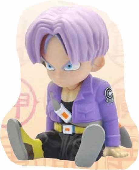 TRUNKS SENTADO CHIBI HUCHA 15 CM PVC DRAGON BALL | 3521320801117 | PLASTOY | Llibreria La Gralla | Librería online de Granollers