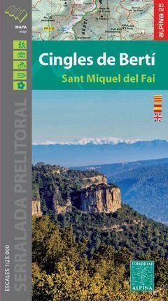 CINGLES DE BERTÍ - SANT MIQUEL DEL FAI (1:25,000) | 9788480908450 | Llibreria La Gralla | Llibreria online de Granollers