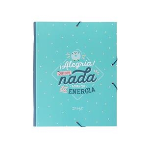 CARPETA SEPARADORS MR WONDERFUL ALEGRIA QUE HOY NADA PODRA CON TU ENERGIA | 8435460767972 | Llibreria La Gralla | Llibreria online de Granollers