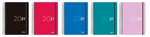 AGENDA ENRI 2021 CLASSIC ESPIRAL TAPA PLASTIC A5 D/P COLORS | 5904017370086 | 400142031 | Llibreria La Gralla | Llibreria online de Granollers