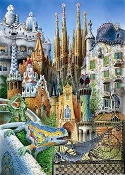 PUZZLE EDUCA MINIATURE 1000 COLLAGE GAUDI | 8412668118744 | EDUCA | Llibreria La Gralla | Llibreria online de Granollers