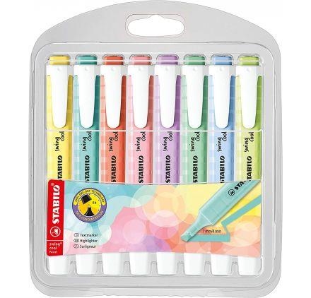 PACK 8 RETOLADORS PASTEL SWING COOL | 4006381559492 | STA275/8-08-1 | Llibreria La Gralla | Librería online de Granollers
