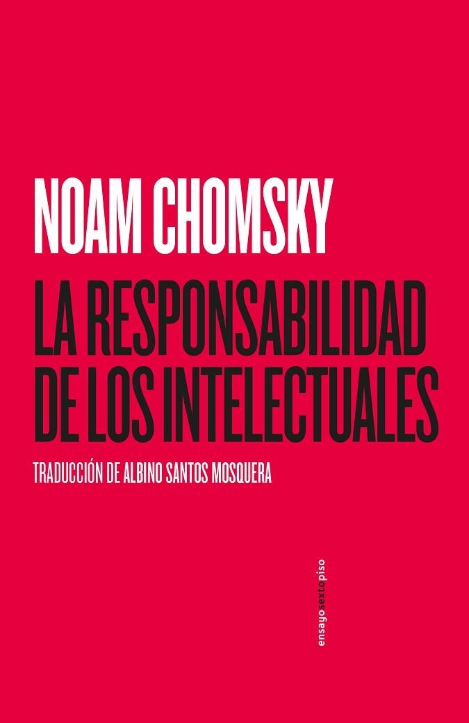 RESPONSABILIDAD DE LOS INTELECTUALES, LA | 9788418342028 | CHOMSKY, NOAM | Llibreria La Gralla | Llibreria online de Granollers