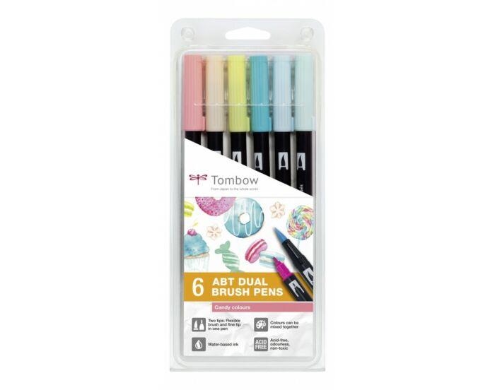 RETOLADOR 6 UN TOMBOW ABT DUAL CANDY COLORS | 4003198105652 | ABT-6C-4 | Llibreria La Gralla | Librería online de Granollers