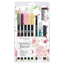 RETOLADORS TOMBOW WATERCOLORING SET FLORAL | 4003198130272 | WCS-FL | Llibreria La Gralla | Llibreria online de Granollers