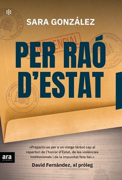 PER RAO D'ESTAT - CAT | 9788417804343 | GONZÁLEZ, SARA | Llibreria La Gralla | Llibreria online de Granollers