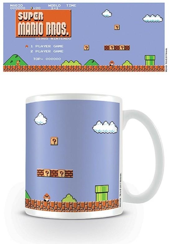 TAZA CERAMICA SUPER MARIO TITULO RETRO | 5050574244848 | PYRAMID | Llibreria La Gralla | Librería online de Granollers