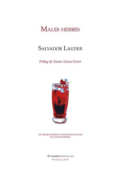 MALES HERBES | 9788417638740 | LAUDER, SALVADOR | Llibreria La Gralla | Llibreria online de Granollers