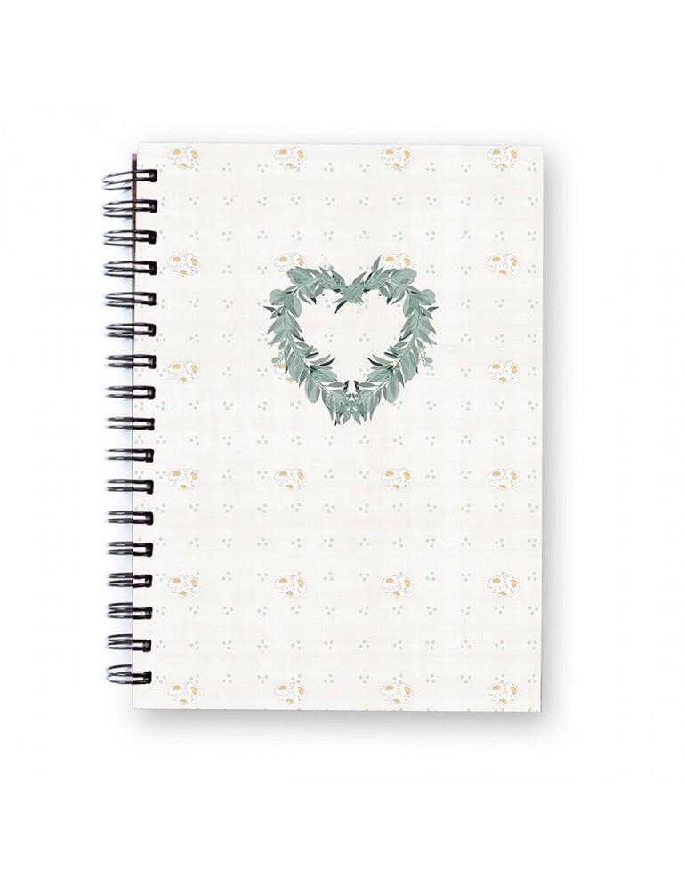 ALBUM ESPIRAL FULLES DECORADES LOVE BUSQUETS A5 | 8422829629316 | BUS1104006827 | Llibreria La Gralla | Llibreria online de Granollers