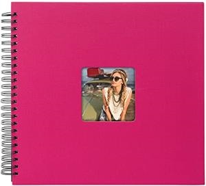 ALBUM FOTOS GOLDBUCH ESPIRAL ROSA GRAN FULLES NEGRES | 4009835251973 | WAK25097 | Llibreria La Gralla | Librería online de Granollers