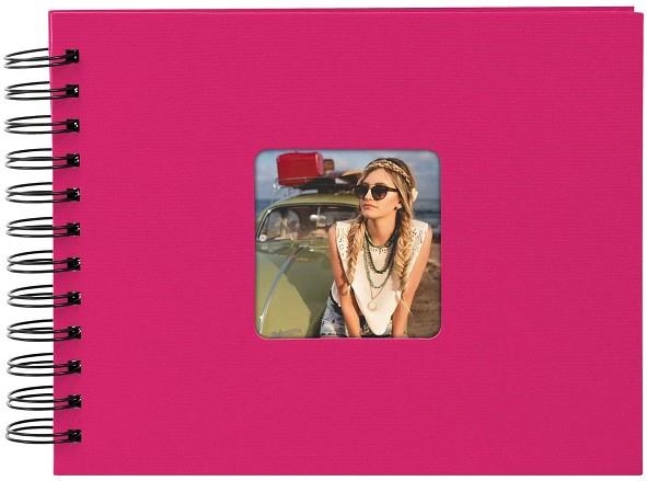 ALBUM FOTOS GOLDBUCH ESPIRAL ROSA PETIT FULLA NEGRA | 4009835201978 | WAK20197 | Llibreria La Gralla | Librería online de Granollers