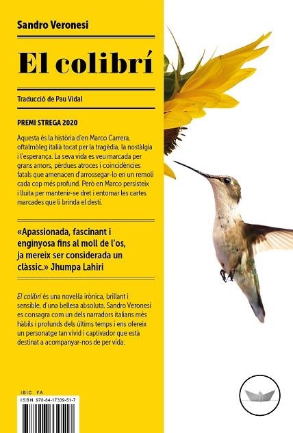 COLIBRÍ, EL  | 9788417339517 | VERONESI, SANDRO | Llibreria La Gralla | Llibreria online de Granollers