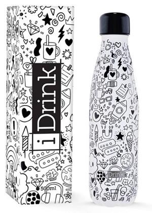 AMPOLLA TERMICA IDRINK 500 ML DOODLE | 8052877049653 | TOTID0082 | Llibreria La Gralla | Librería online de Granollers