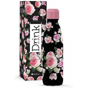 AMPOLLA TERMICA IDRINK 500 ML ROSES | 8052877049639 | TOTID0080 | Llibreria La Gralla | Llibreria online de Granollers