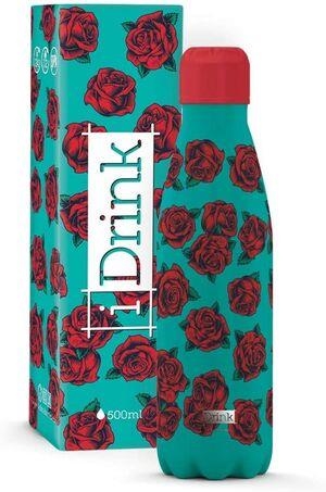 AMPOLLA TERMICA IDRINK 500 ML TATTO ROSES | 8052877049622 | TOTID0079 | Llibreria La Gralla | Llibreria online de Granollers