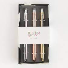PACK BOLIGRAFS CAROLINE GARDNER 3  METAL.LICS | 5034931160392 | NIMPPK104 | Llibreria La Gralla | Llibreria online de Granollers