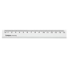 REGLA ALUMINI CAMPUS 15 CM | 8426307808002 | Llibreria La Gralla | Librería online de Granollers