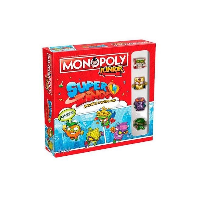 MONOPOLY JUNIOR EDICIÓN SUPE ZINGS | 5036905040563 | HASBRO GAMING | Llibreria La Gralla | Librería online de Granollers