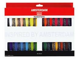 SET ACRILICS AMSTERDAM 24 TUBS 20 ML BASICS | 8712079329334 | 17820424 | Llibreria La Gralla | Librería online de Granollers