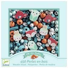 450PERLES DE FUSTA ANIMALS DEL BOSC | 3070900098077 | 39807 | Llibreria La Gralla | Librería online de Granollers