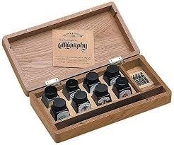 COFRE CALIGRAFIA W&N 15 PECES TINTES-PLUMILLES | 094376970661 | 094376970661 | Llibreria La Gralla | Llibreria online de Granollers