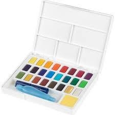 CAIXA AQUAREL.LES FABER CASTELL 24 PASTILLES | 6933256641663 | 169724 | Llibreria La Gralla | Llibreria online de Granollers