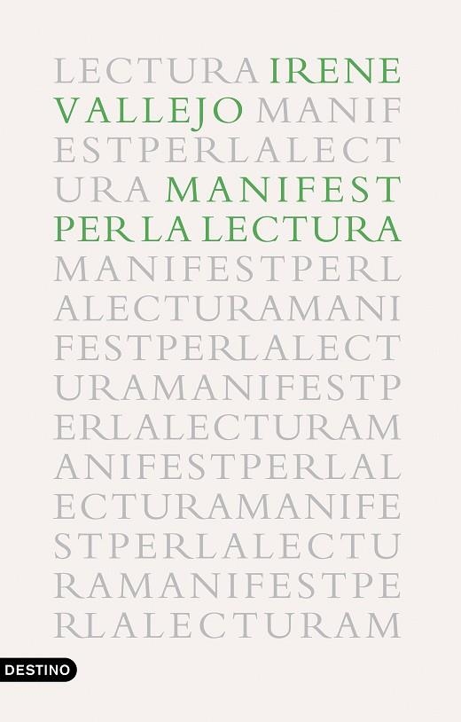 MANIFEST PER LA LECTURA | 9788497103114 | VALLEJO, IRENE | Llibreria La Gralla | Librería online de Granollers