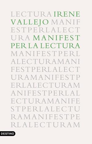 MANIFEST PER LA LECTURA | 9788497103114 | VALLEJO, IRENE | Llibreria La Gralla | Llibreria online de Granollers