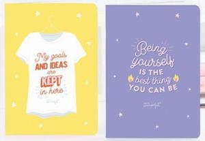 PACK 2 LLIBRETES MR WONDERFUL A5 MY GOALS AND IDEAS ARE KEPT | 8435460771085 | Llibreria La Gralla | Librería online de Granollers