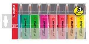 RETOLADOR STABILO BOSS 8 UNITATS | 4006381215718 | 70/8 | Llibreria La Gralla | Llibreria online de Granollers