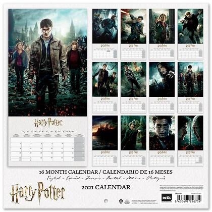 CALENDARI HARRY POTTER 2021 | 8435497246754 | GRUPO ERIK | Llibreria La Gralla | Llibreria online de Granollers