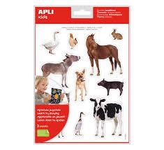 GOMETS APLI ANIMALS GRANJA | 8410782166191 | 16619 | Llibreria La Gralla | Librería online de Granollers