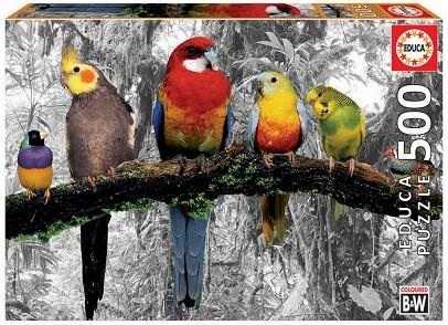 PUZZLE EDUCA 500 PAJAROS DE LA JUNGLA | 8412668179844 | EDUCA | Llibreria La Gralla | Llibreria online de Granollers