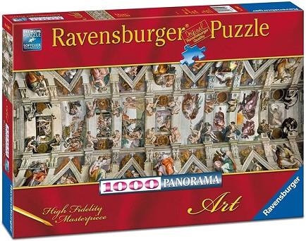 PUZZLE REVANSBURGER 1000 PANORAMA CAPILLA SIXTINA | 4005556150625 | RAVENSBURGER | Llibreria La Gralla | Llibreria online de Granollers