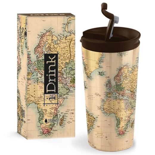 TASSA TERMICA IDRINK MAPS | 8052877049790 | ID0204 | Llibreria La Gralla | Llibreria online de Granollers