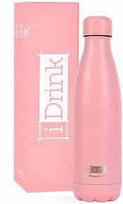 AMPOLLA TERMICA IDRINK 1000 ML ROSA | 8057711460304 | ID1015 | Llibreria La Gralla | Librería online de Granollers