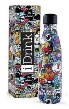 AMPOLLA TERMICA IDRINK 350 ML GRAFFITI | 8057711460113 | ID0316 | Llibreria La Gralla | Llibreria online de Granollers