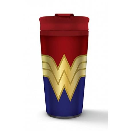 VASO DE VIAJE METALICO WONDER WOMAN  | 5050574257077 | PYRAMID | Llibreria La Gralla | Llibreria online de Granollers