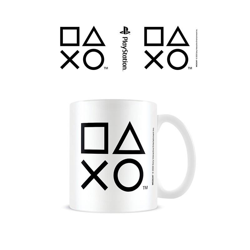 TAZA CERAMICA DESAYUNO PLAYSTATION FORMAS | 5050574263474 | PYRAMID | Llibreria La Gralla | Llibreria online de Granollers