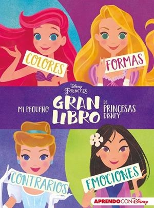 MI PEQUEÑO GRAN LIBRO DE PRINCESAS DISNEY (APRENDO CON DISNEY) | 9788417630836 | VVAA | Llibreria La Gralla | Librería online de Granollers