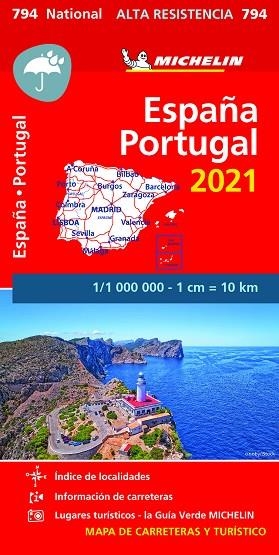 MAPA ESPAÑA  PORTUGAL 2021  ALTA RESISTENCIA | 9782067250086 | VVAA | Llibreria La Gralla | Llibreria online de Granollers