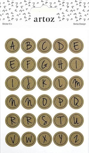 STICKER ARTOZ ALFABET | 7612450128246 | ART185680-05 | Llibreria La Gralla | Llibreria online de Granollers