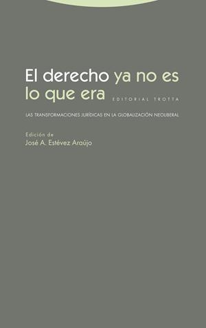 DERECHO YA NO ES LO QUE ERA, EL  | 9788498799934 | ESTEVEZ, JOSE  | Llibreria La Gralla | Librería online de Granollers