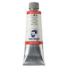 ACRÍLIC VAN GOGH TALENS 40ML 105 BLANC TITANI | 8712079049461 | 22051050 | Llibreria La Gralla | Llibreria online de Granollers