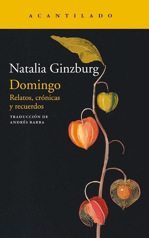 DOMINGO | 9788418370151 | GINZBURG, NATALIA | Llibreria La Gralla | Llibreria online de Granollers