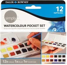 CAIXA AQUAREL.LES DALER ROWNEY SIMPLY 12 PASTILLES | 5011386074719 | D13450000 | Llibreria La Gralla | Llibreria online de Granollers