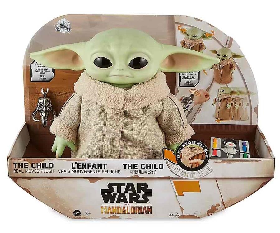 BABY YODA PELUCHE + CONTROL REMOTO 28 CM STAR WARS | 0887961938821 | MATTEL | Llibreria La Gralla | Librería online de Granollers