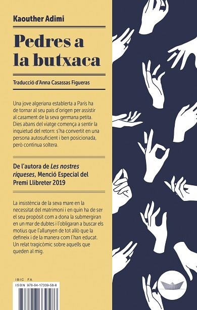 PEDRES A LA BUTXACA | 9788417339586 | ADIMI, KAOUTHER | Llibreria La Gralla | Librería online de Granollers